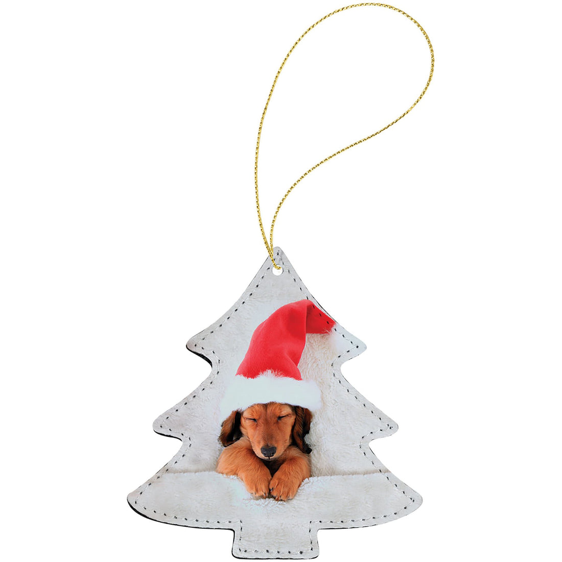 Subli-Tru Tree Ornament with Gold String