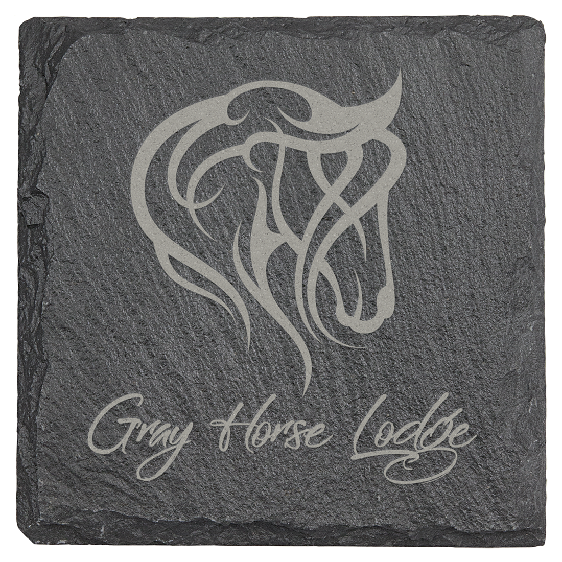 4" x 4" Square Slate Coaster