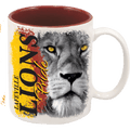 White Maroon 11 oz. Sublimatable Ceramic Mug