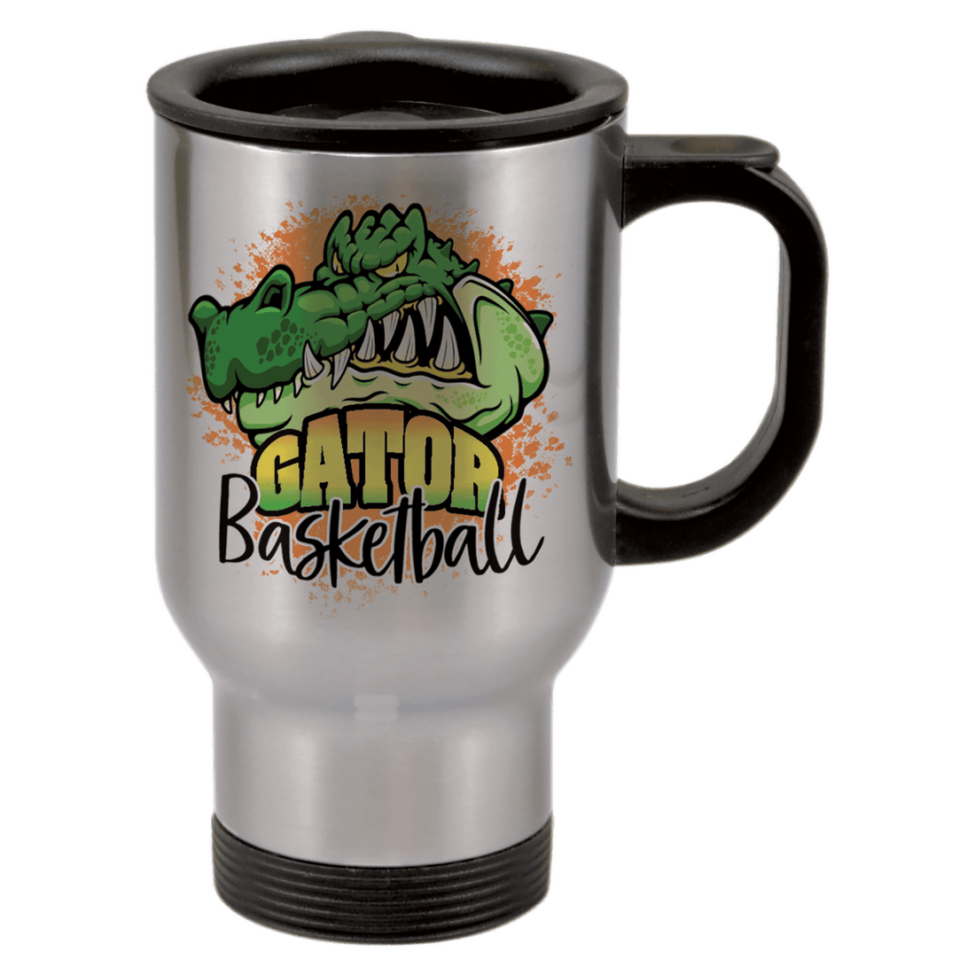 14 oz. Silver Sublimatable Stainless Steel Travel Mug