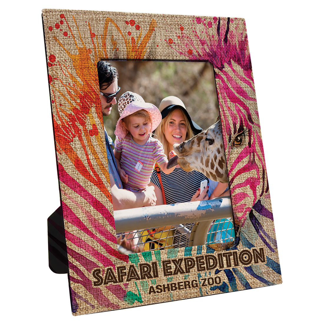 5" x 7" Sublimatable Burlap Photo Frame