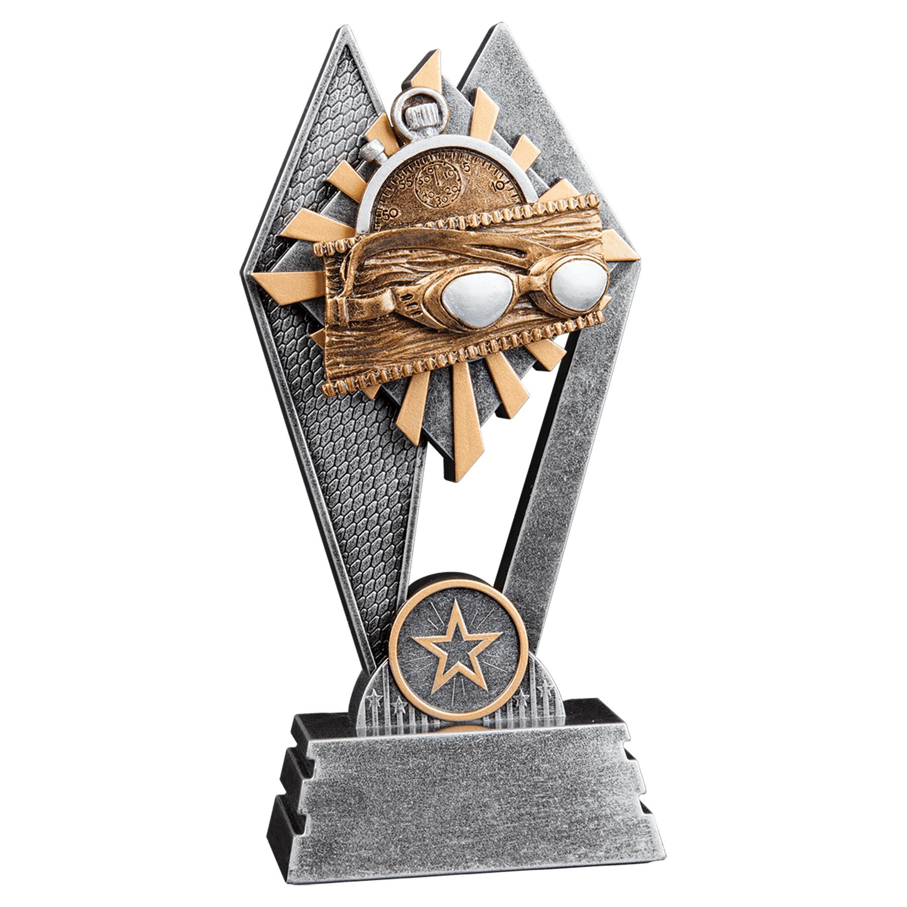 7" Swimming Sun Ray Award
