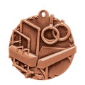 Antique Bronze 1 3/4