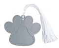 Dog Paw Ornament w/White Tassel