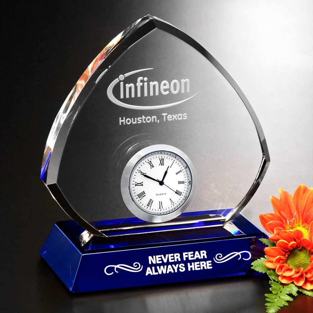 Sebring Clock 5-1/2"; sample personalization shown