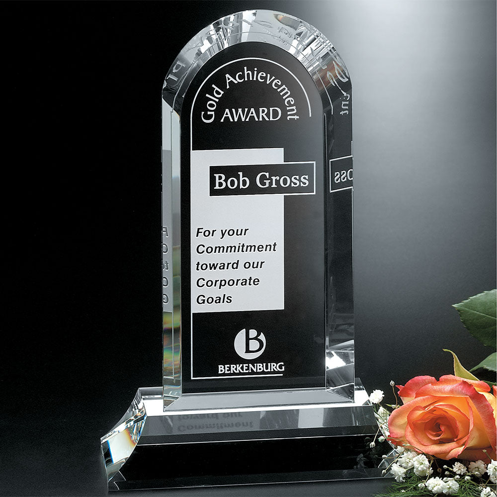 Skyline Award 9-1/2"; sample personalization shown
