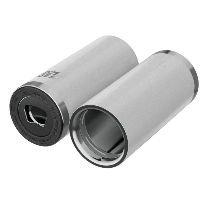 Beautiful 12oz Slim Can Cooler WHITE