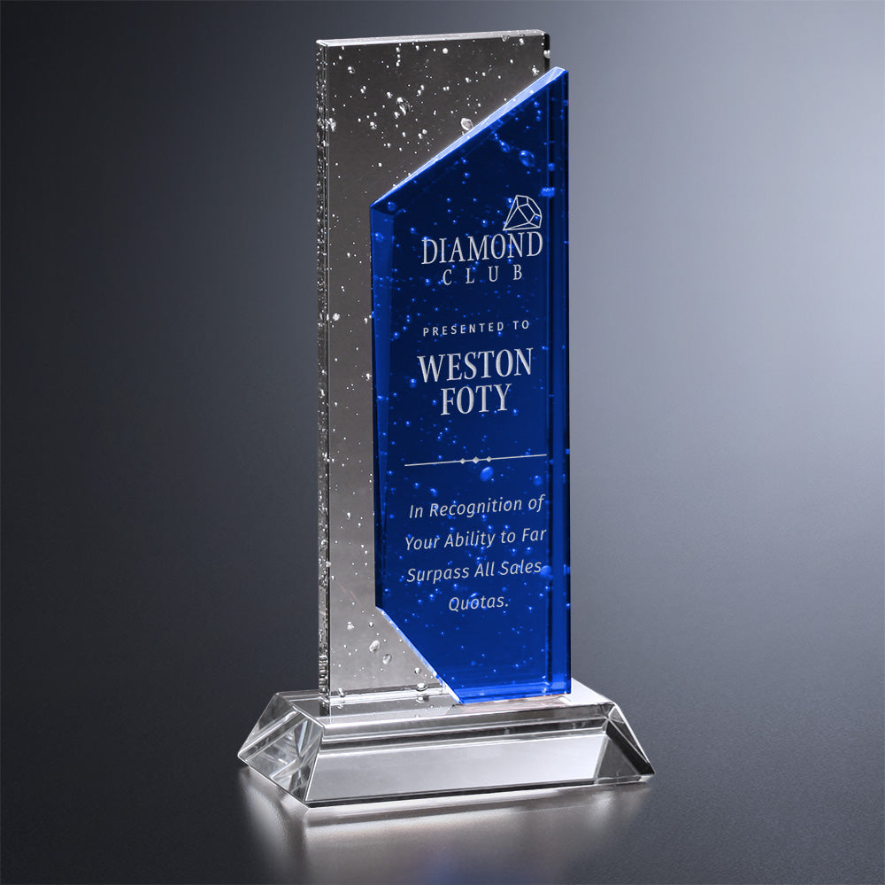Solstice Award 9-1/2"; sample personalization shown