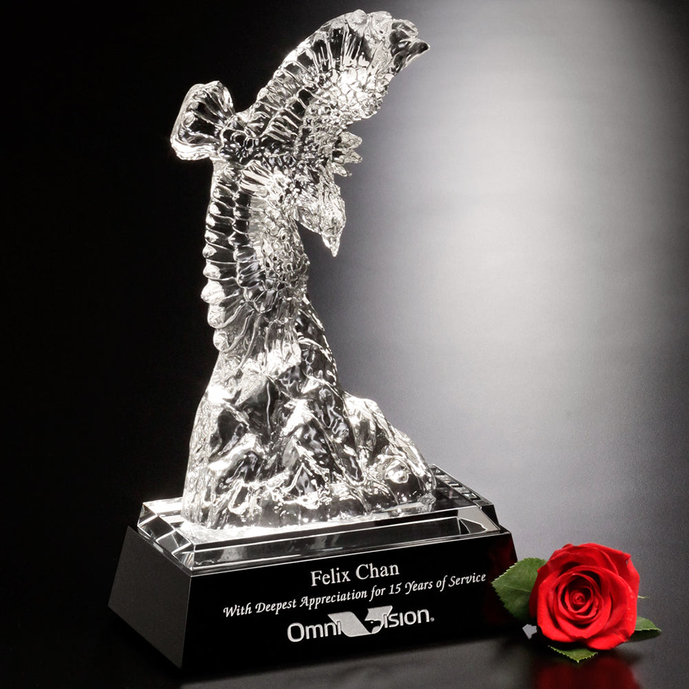 Spirit Eagle 12-1/2"; sample personalization shown