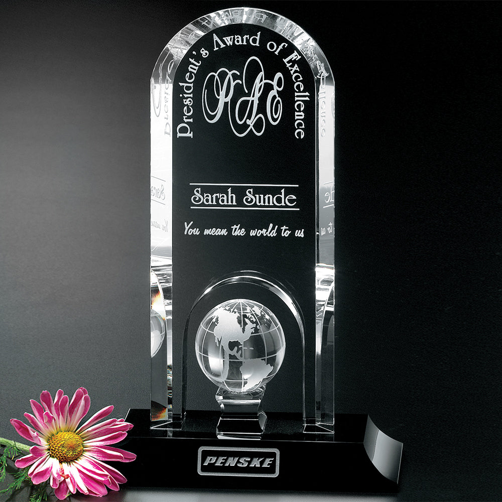 Springfield Global Award 10-1/2"; sample personalization shown