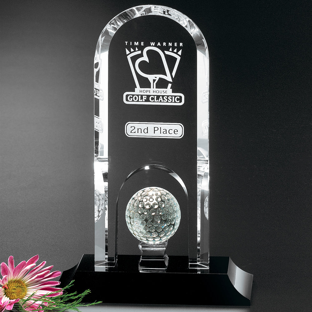 Springfield Golf Award 10-1/2"; sample personalization shown