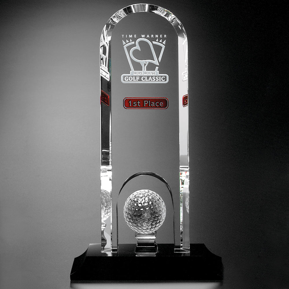 Springfield Golf Award 12-1/2"; sample personalization shown