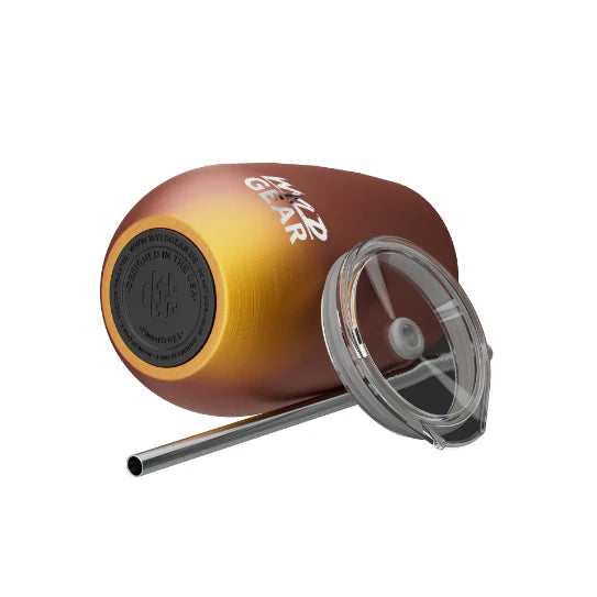 Underside  of 12oz Wyld Whiskey & Wine Tumbler Sunburst