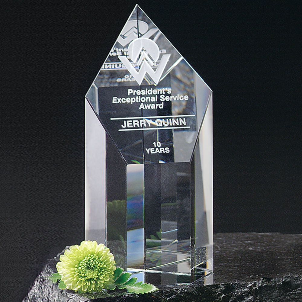 Summit Award 6"; sample personalization shown