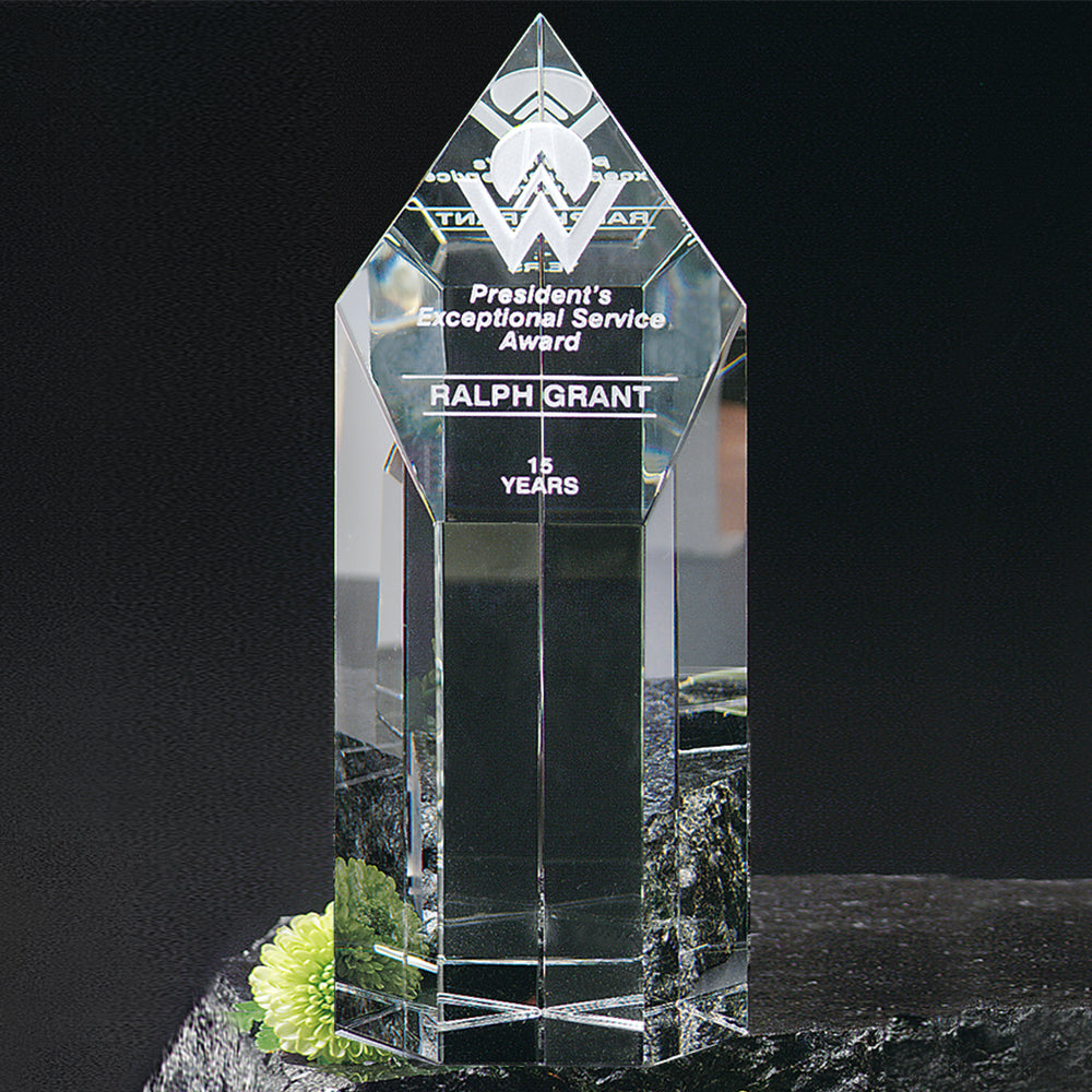 Summit Award 7"; sample personalization shown