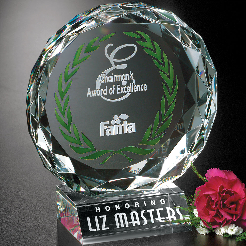 Sundance Award 6" Dia.; sample personalization shown