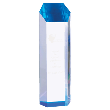 Blue 3" x 10" Tower Acrylic