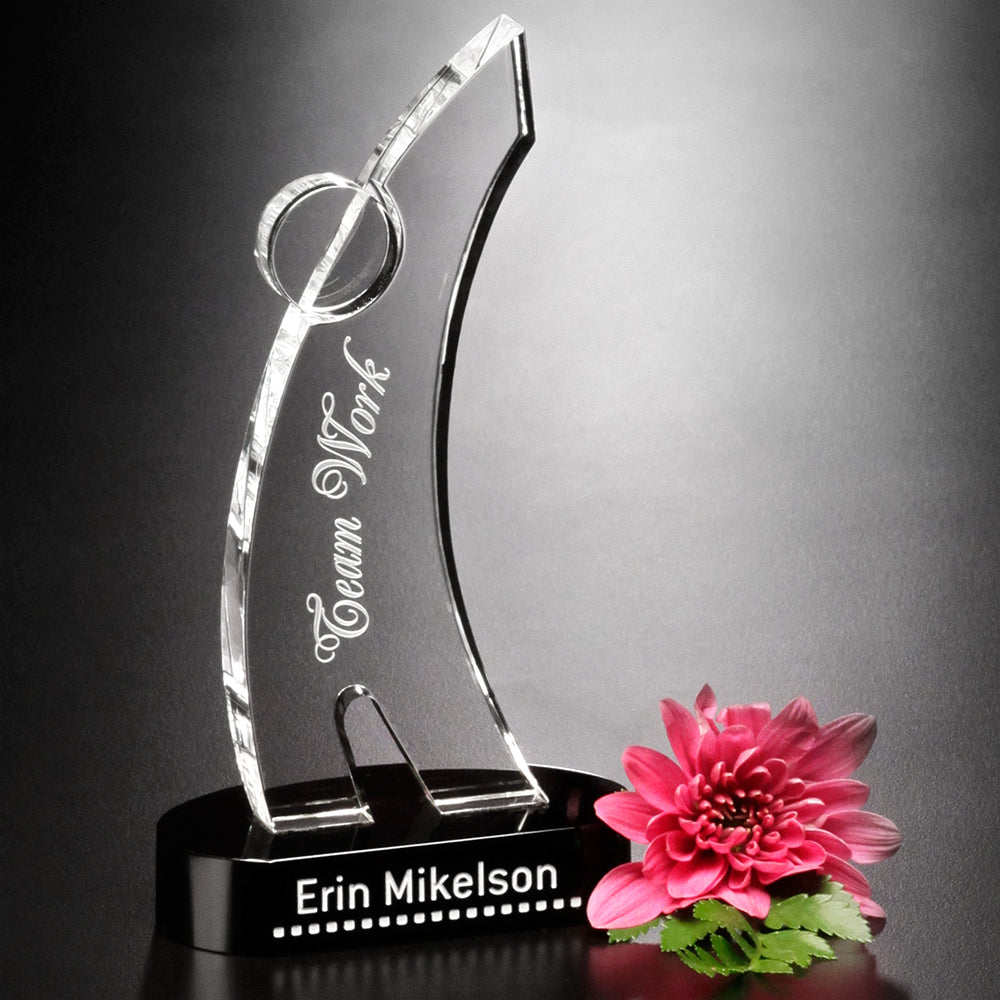 Teamwork Figure 6-1/2"; sample personalization shown