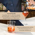 Diamond Cut Cocktail Mixing Glass | EngraveIt USA 