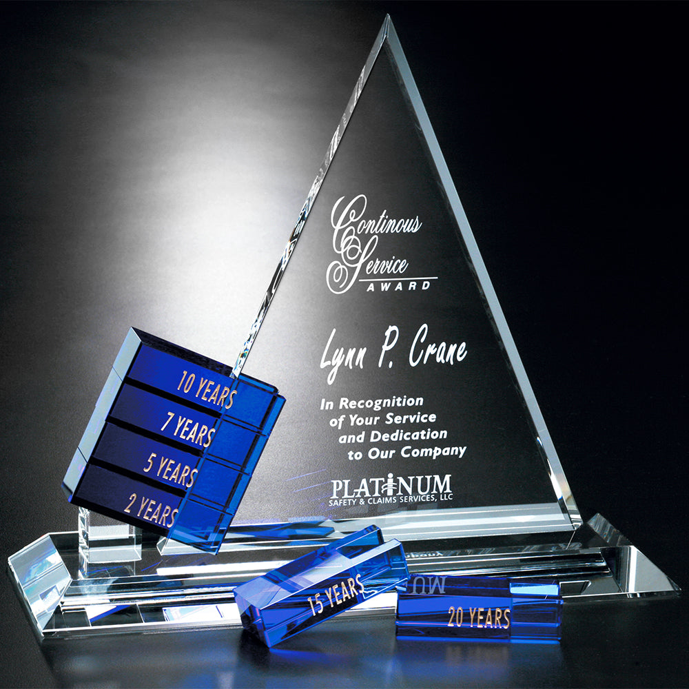Triangle Goal-Setter 11"; sample personalization shown