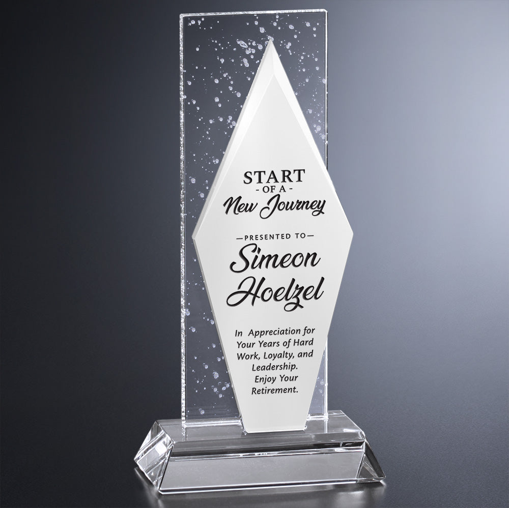 Triton Award 9-1/2"; sample personalization shown