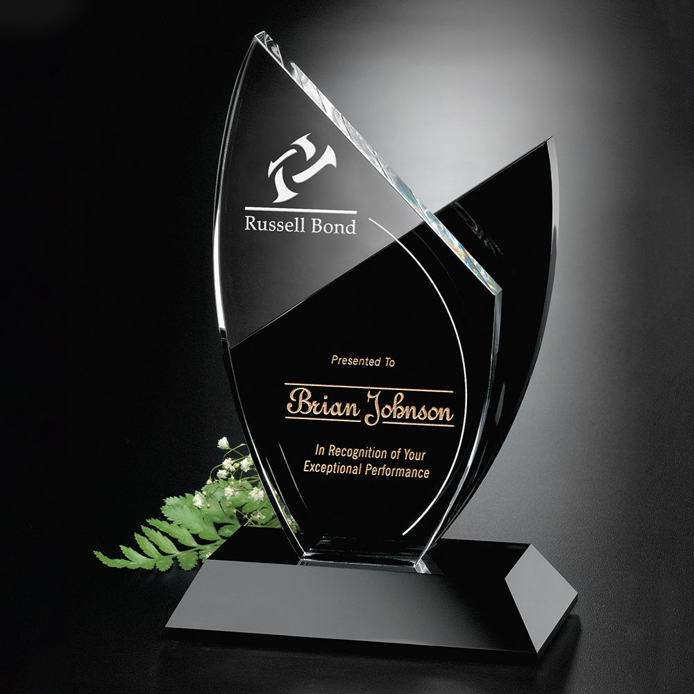 Tuxedo Award Newport 10"; sample personalization shown