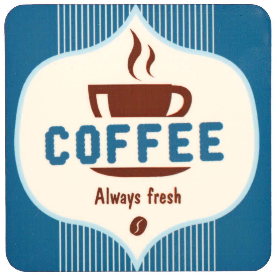 2.25" x 2.25" Gloss White Unisub FRP Square Magnet with Rounded Corners