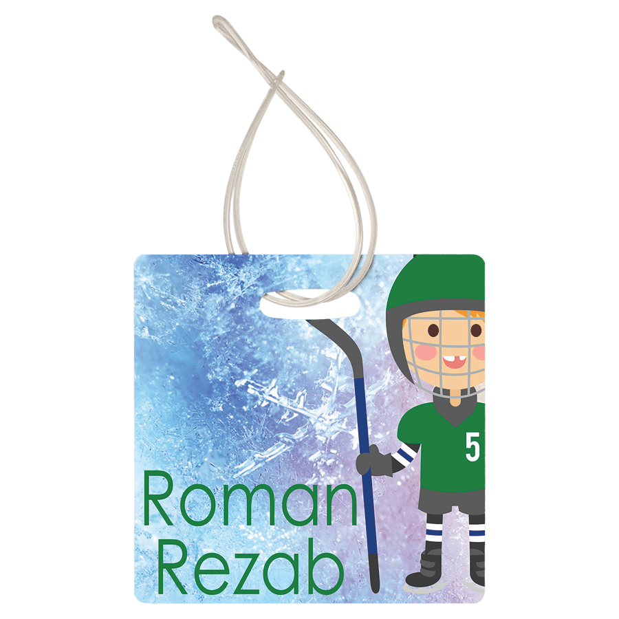 Gloss 2-Sided Bag Tag