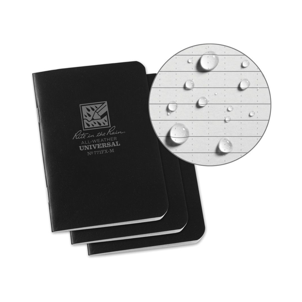 Mini Stapled Notebook 3 Pack with 1 Engraving