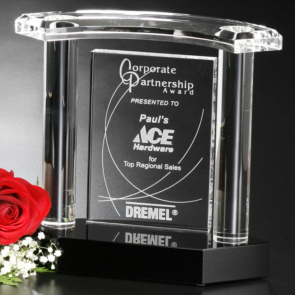 Vanessa Award 7"; sample personalization shown