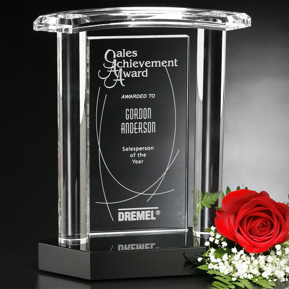 Vanessa Award 9"; sample personalization shown