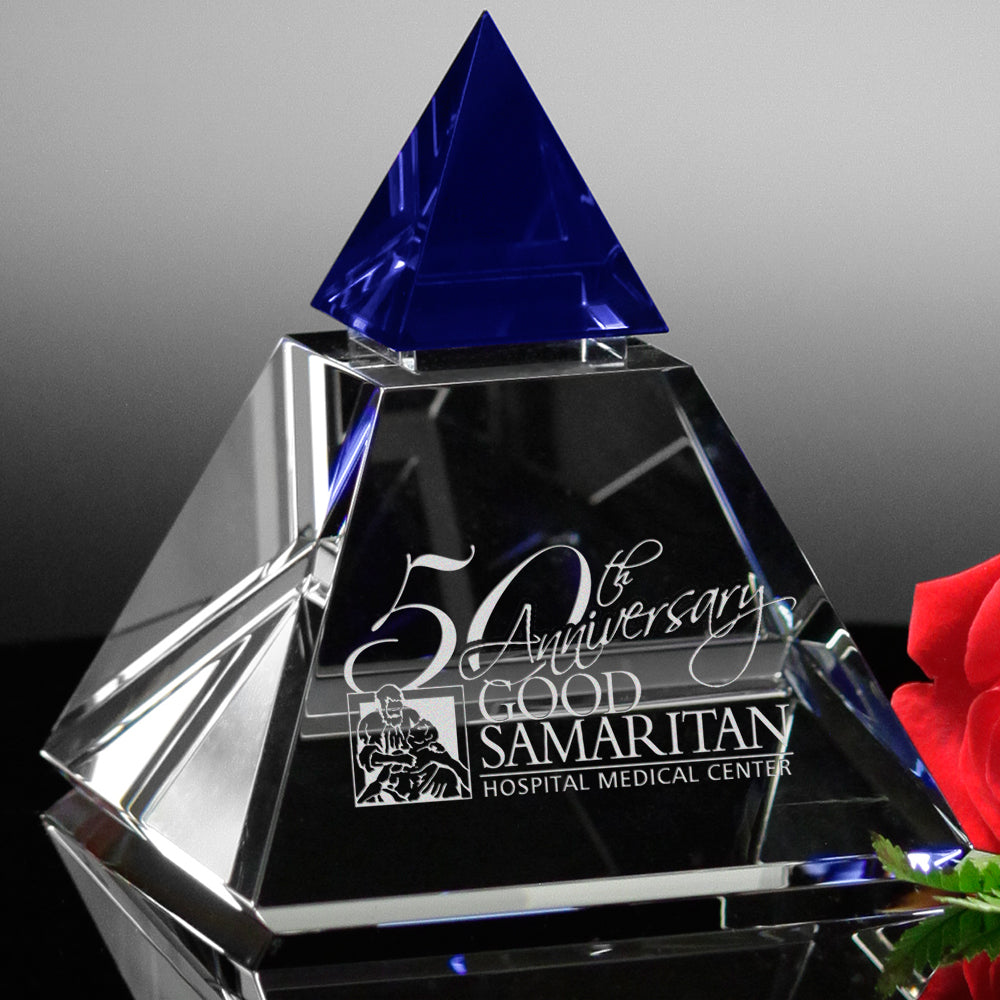 Vernita Indigo Peak 5"; sample personalization shown