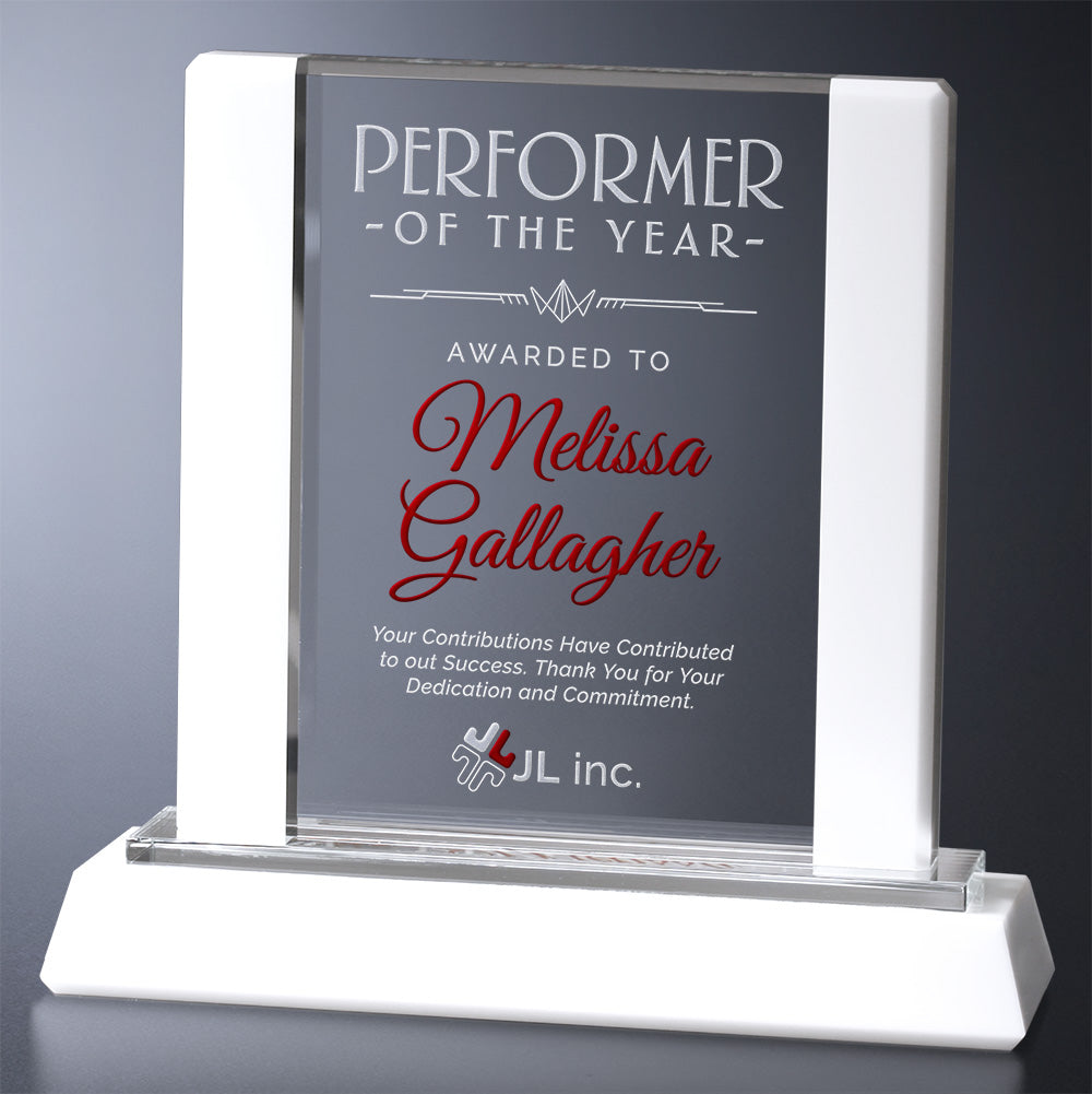 Verona Award 12"; sample personalization shown