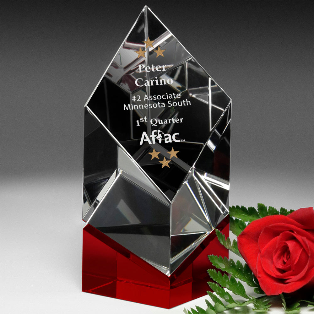 Vicksburg Ruby Award 6"; sample personalization shown
