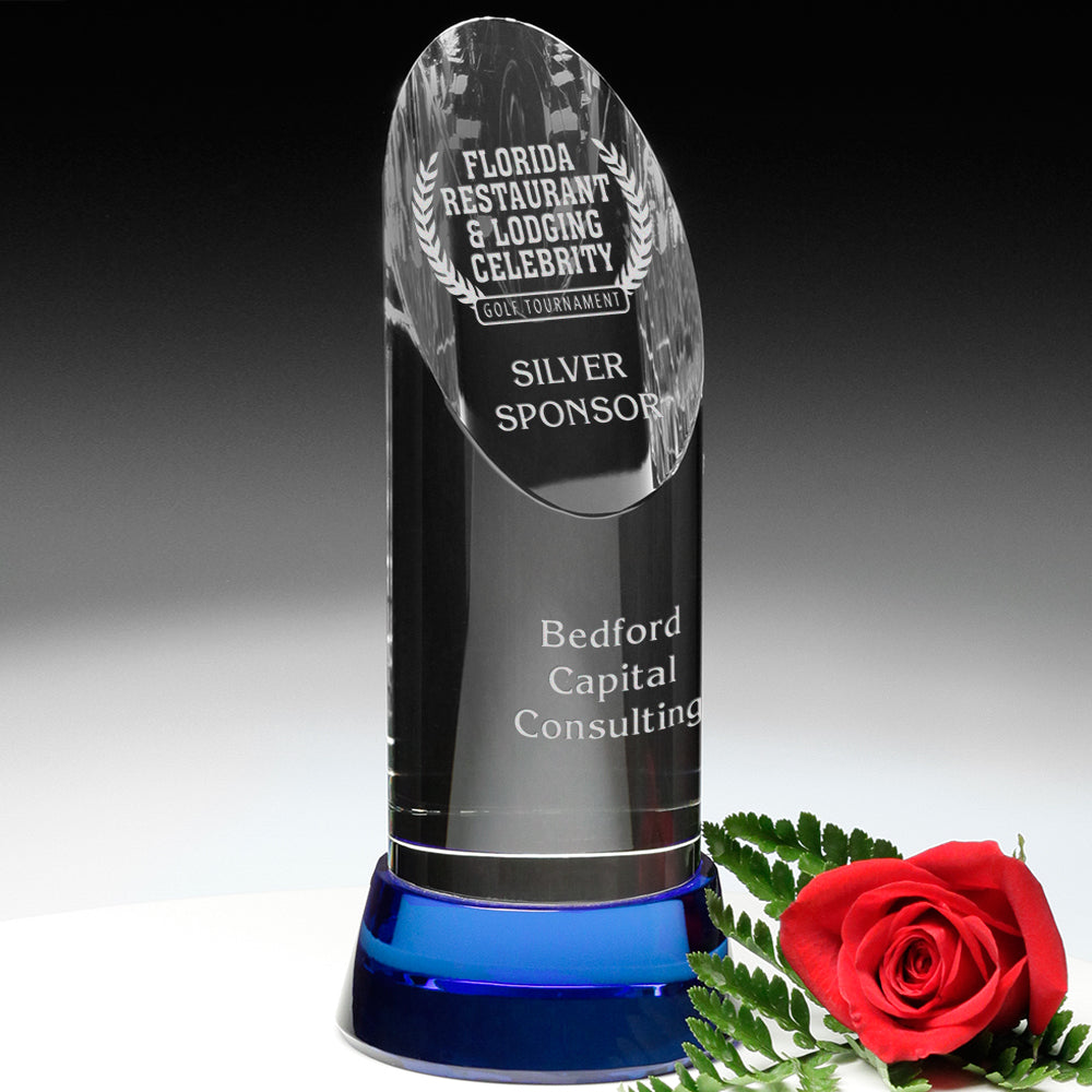 Vinton Indigo Award 10"; sample personalization shown