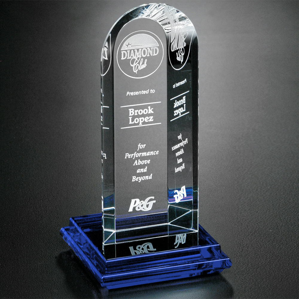Vision Award 7"; sample personalization shown