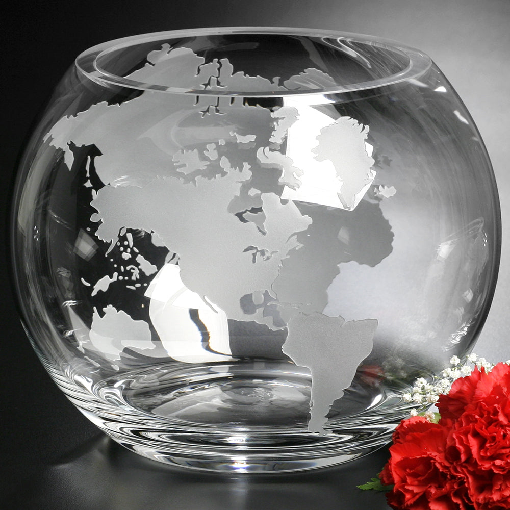 Windermere Global Bowl 9" Dia.; sample personalization shown