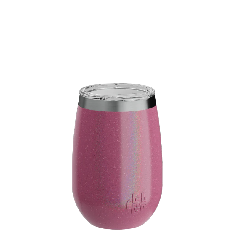 beautiful 12oz Wyld Whiskey & Wine Tumbler Pink Rainbow