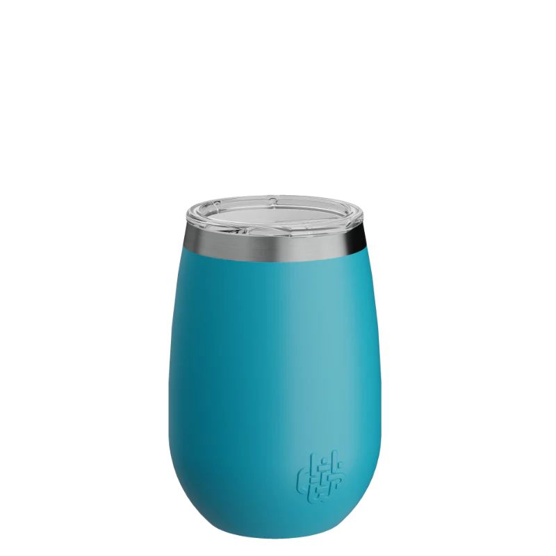 Beautiful  12oz Wyld Whiskey & Wine Tumbler TEAL