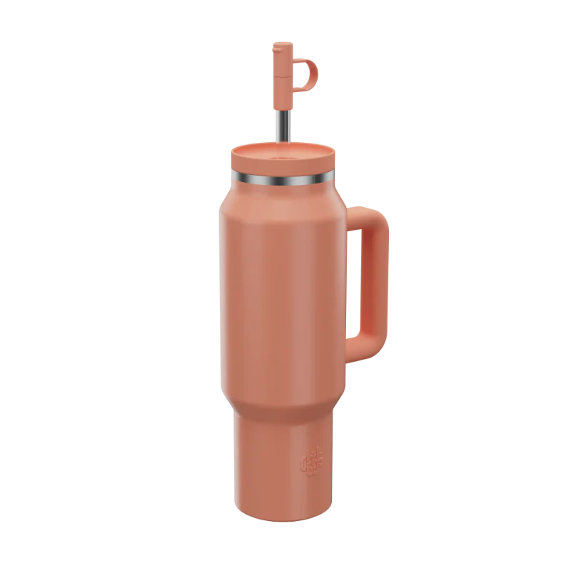 Beautiful 40oz Wyld Syde Travel Tumbler BLUSH