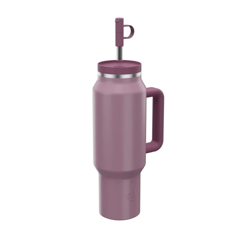 Beautiful 40oz Wyld Syde Travel Tumbler ROSE