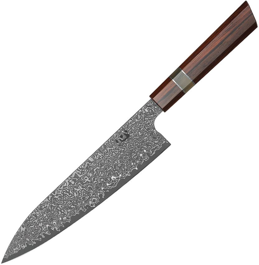 Japanese Style Chef's Knife Rosewood Handle