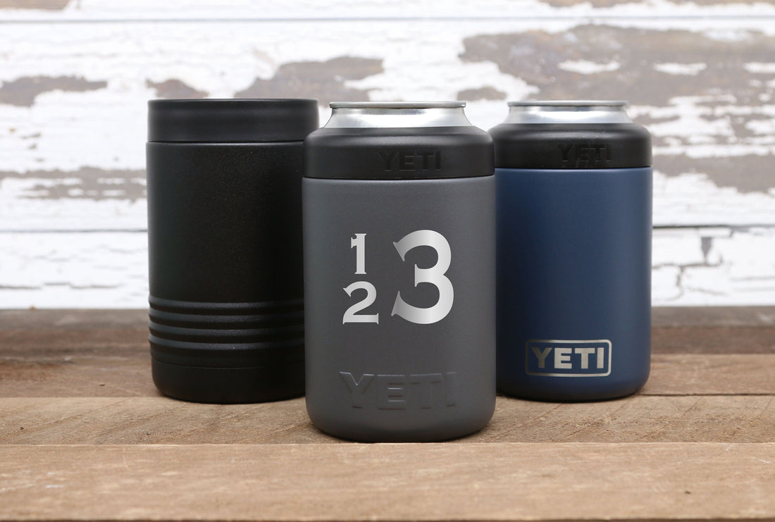 Personalized Engraved YETI® CAN Colster or Polar Camel Can Holder STM1