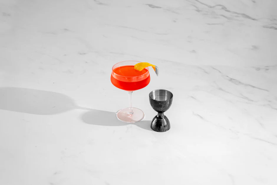 Two-end bar black bell jigger