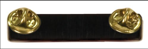 Black name tag backing