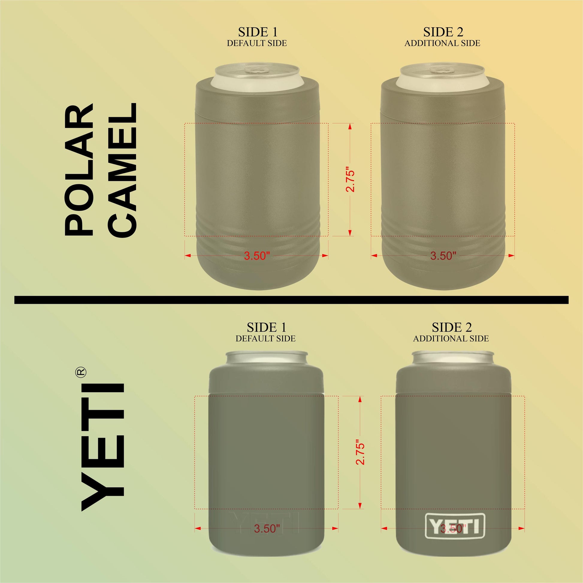 a diagram of a yeti cooler with measurements