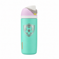 Owala 16 Make Waves with sample laser engraving: original generic soccer team emblem, soccer ball in a shield, no text