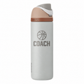 Owala 24 Calm Waters with sample laser engraving: COACH