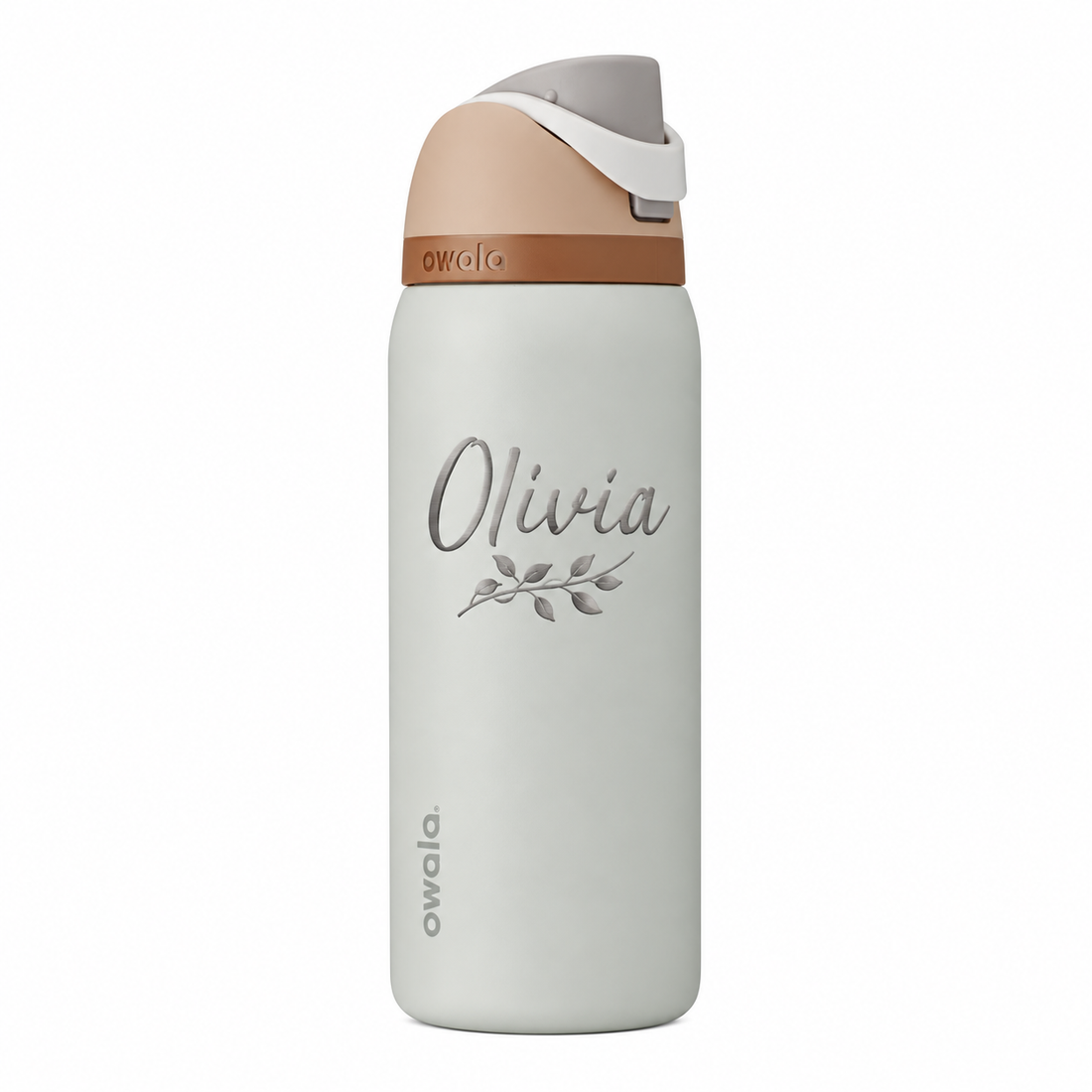 Owala 32 Calm Waters with sample laser engraving: Olivia