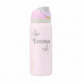 Owala 32 Candy Coated with sample laser engraving: Emma